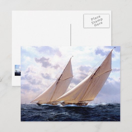 Op dezelfde verpakking briefkaart (Voorkant / Achterkant)