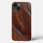 Op dicht detail van kleurrijke Peacock-doether Case-Mate iPhone Case (Achterkant)