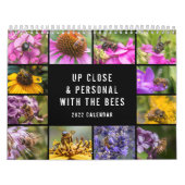 Op dicht en persoonlijk met de Foto van bijen Kalender (Hoes)