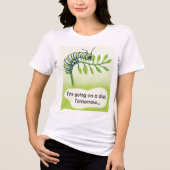 Op dieet gaan Tri-Blend shirt (Voorkant)