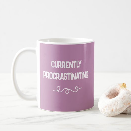 Op dit moment is de langdurige roze Mok (Met donut)