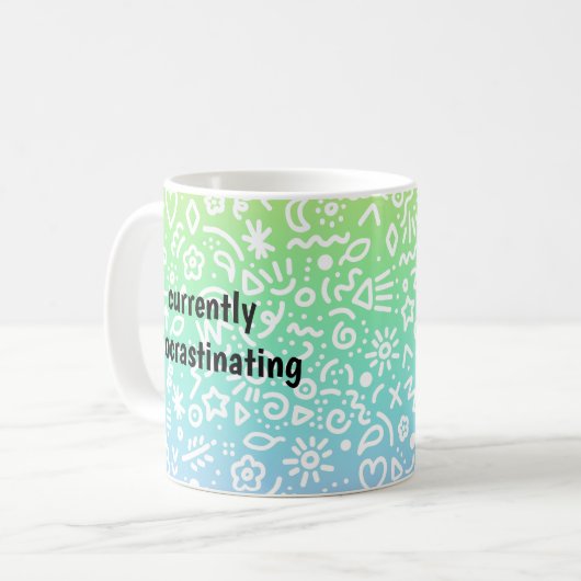 Op dit moment is de Mok van Funny Doodles uitgeste (Voorkant links)