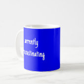Op dit moment is het 'Blue Funny Mug' uitgebouwd Koffiemok (Voorkant links)