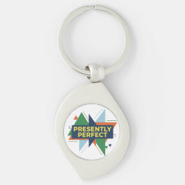 Op dit Moment Volmaakt Abstract Modern Sleutelhanger