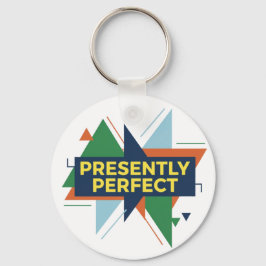 Op dit Moment Volmaakt Abstract Modern Sleutelhanger