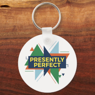 Op dit Moment Volmaakt Abstract Modern Sleutelhanger