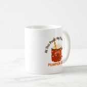 Op dit punt is mijn bloedtype pompoenen koffiemok (Voorkant rechts)