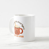 Op dit punt is mijn bloedtype pompoenen koffiemok (Voorkant links)