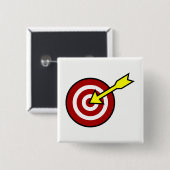Op doel vierkante button 5,1 cm (Voorkant /achterkant)