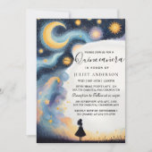 Op Donkere Fun Ster Prom Sterrennacht Hemel Quince Kaart (Voorkant)