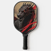 op draak geïnspireerd pickleball paddle (Achterkant)