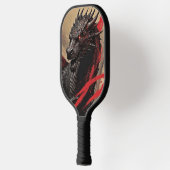 op draak geïnspireerd pickleball paddle (Links)