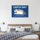 Op dunne ijs canvas afdruk (Insitu (Slaapkamer))