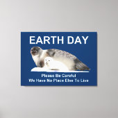 Op dunne ijs canvas afdruk (Voorkant)