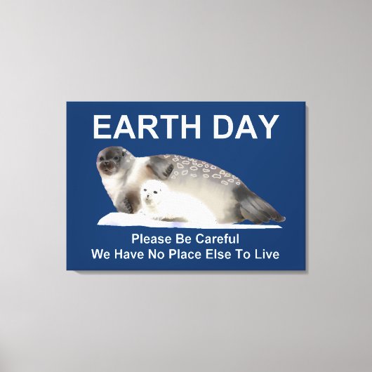 Op dunne ijs canvas afdruk (Voorkant)