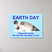 Op dunne ijs canvas afdruk (Voorkant)