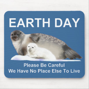 Op dunne ijs muismat