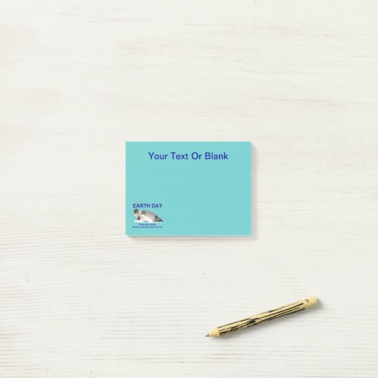 Op dunne ijs post-it® notes (Op bureau)