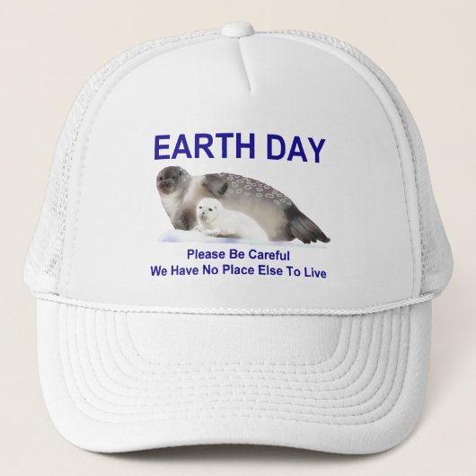 Op dunne ijs trucker pet (Voorkant)