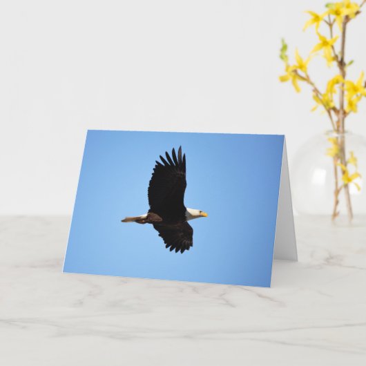 Op Eagle Wings Card Kaart (Gele Bloem)