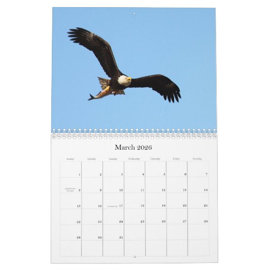 Op Eagle Wings Kalender (Mar 2026)