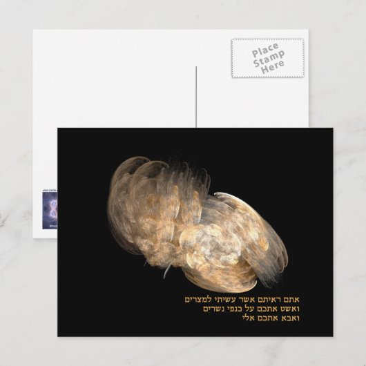 Op Eagle's Wings Briefkaart (Voorkant / Achterkant)