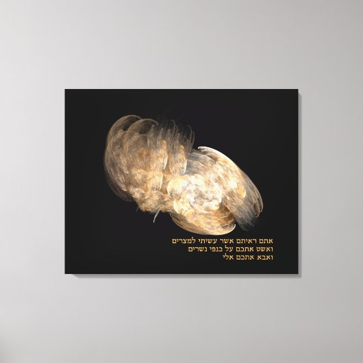 Op Eagle's Wings Canvas Afdruk (Voorkant)