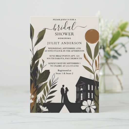 Op echt boeiende jaren '80 Courthouse Vrijgezellen Kaart (Staand voorkant)