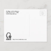 Op Edge, door Brian Benson Briefkaart (Achterkant)