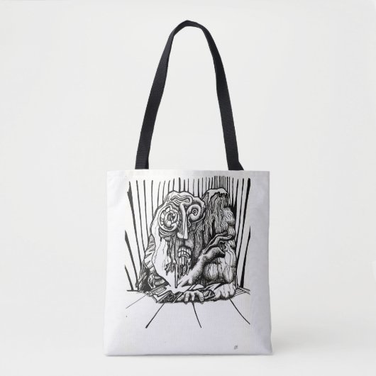 Op Edge, door Brian Benson Tote Bag (Voorkant)
