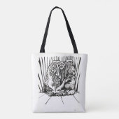Op Edge, door Brian Benson Tote Bag (Achterkant)