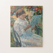 Op een balkon door Mary Cassatt Jigzaag Puzzle Legpuzzel (Verticaal)