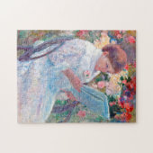 Op een balkon, Mary Cassatt Legpuzzel (Horizontaal)