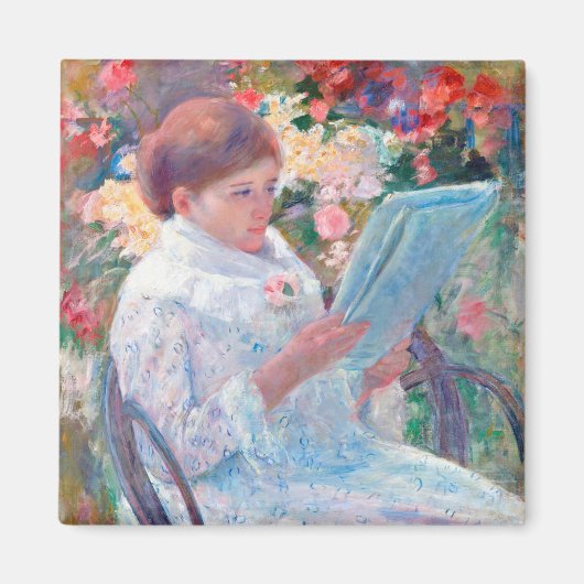 Op een balkon, Mary Cassatt Magneet (Voorkant)