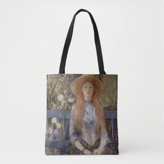 Op een bank van Berthe Morisot Tote Bag (Voorkant)