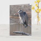 Op Één Been Kaart (Gele Bloem)