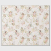 op een bloemenveldvlinder in een baard cadeaupapier (Vlak)