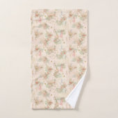 op een bloemenveldvlinder in een bad bad handdoek (Handdoek)