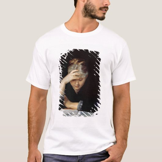 Op een boek t-shirt (Voorkant)