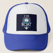 op een boot trucker pet (Voorkant)