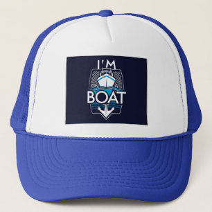 op een boot trucker pet