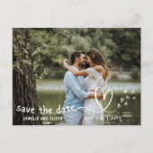 Op een budget? Kies voor een FOTO Save the Date MO Briefkaart (Voorkant)