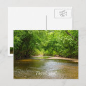 Op een Creek Briefkaart (Voorkant / Achterkant)