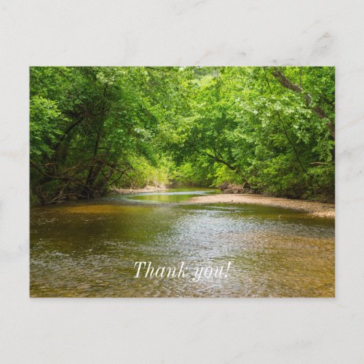 Op een Creek Briefkaart (Voorkant)