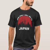op een dag ga ik naar japan t-shirt (Voorkant)