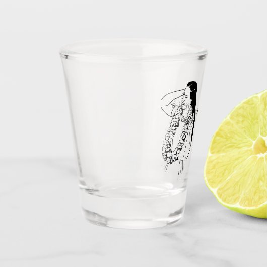 Op een dag ga ik... shot glas (Links)