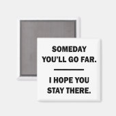 Op een dag ga je ver magneet (Voorkant / Achterkant)