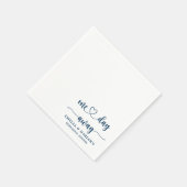 Op een dag is er een huwelijksrepetitie servet (Hoek)