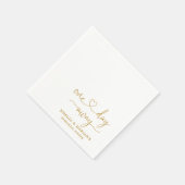 Op een dag is er een huwelijksrepetitie servet (Hoek)