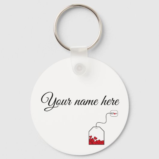 Op een dag krijg je wat je verdient. sleutelhanger (Achterkant)